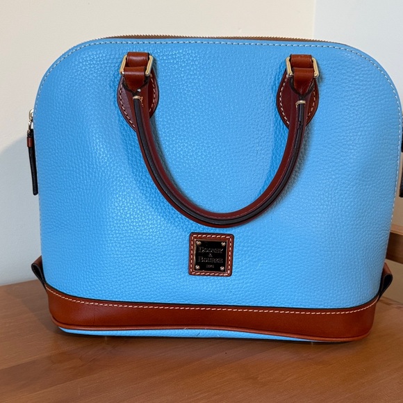 Dooney & Bourke Handbags - Dooney & Bourke Pebble Grain Zip Zip Satchel